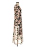 Saint + Sofia Floral Brown Casual Dress Size 6 - photo 4