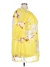 White Mark 100% Polyester Yellow Short Sleeve Blouse Size 3XL - photo 4