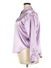 Unbranded 100% Polyester Metallic Purple Long Sleeve Blouse Size XXL - photo 5