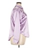 Unbranded 100% Polyester Metallic Purple Long Sleeve Blouse Size XXL - photo 4