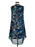 DR2 100% Polyester Paisley Blue Casual Dress Size M - photo 2