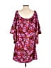 Millenium 100% Polyester Floral Pink Casual Dress Size M - photo 2