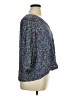 St. John's Bay 100% Rayon Blue 3/4 Sleeve Blouse Size 1X - photo 4