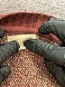 Silence and Noise Color Block Brown Pullover Sweater Size M - photo 7