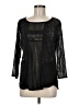 Lucky Brand Black 3/4 Sleeve Top Size M (estimated) - photo 1