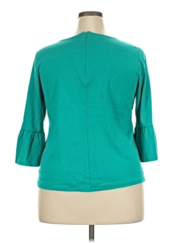 Talbots 3/4 Sleeve Top (view 2)