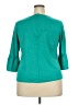 Talbots 100% Cotton Teal 3/4 Sleeve Top Size 2X - photo 2