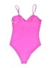 Unbranded Solid Pink One Piece Swimsuit Size S - photo 2