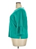 Talbots 100% Cotton Teal 3/4 Sleeve Top Size 2X - photo 5