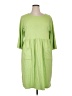 Appleseeds Solid Green Casual Dress Size XL - photo 1