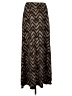 Robert Louis Chevron-herringbone Brown Casual Skirt Size S - photo 1