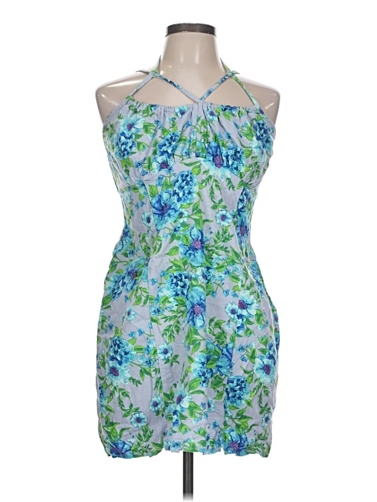 Pre-owned Wild Fable Cocktail Dress In Blue