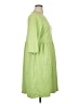 Appleseeds Solid Green Casual Dress Size XL - photo 4
