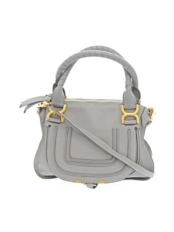 Chloé Leather Small Marcie Satchel Bag (view 1)