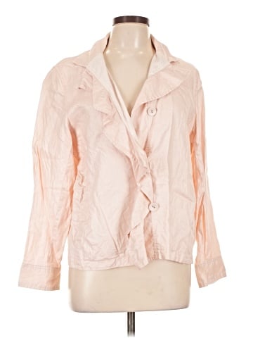 Chico's 3/4 Sleeve Button-Down Shirt (view 1)