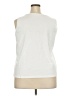 Preswick & Moore White Sleeveless Blouse Size 2X - photo 2