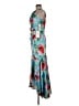 Eliza J Tropical Teal Cocktail Dress Size 6 - photo 5