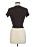 Papaya Brown Short Sleeve Turtleneck Size M - photo 2