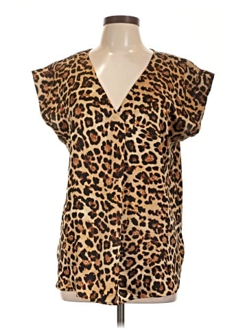 Ann Taylor LOFT Short Sleeve Blouse (view 1)
