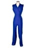 Assorted Brands Solid Blue Jumpsuit Size S - photo 1