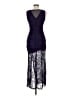 En Focus Studio 100% Polyester Purple Cocktail Dress Size 6 - photo 2