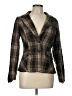 Maurices 100% Acrylic Plaid Brown Blazer Size L - photo 1