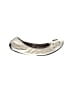 Me Too Metallic Ivory Flats Size 7 1/2 - photo 1