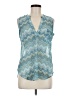American Dream Teal Sleeveless Blouse Size M - photo 1