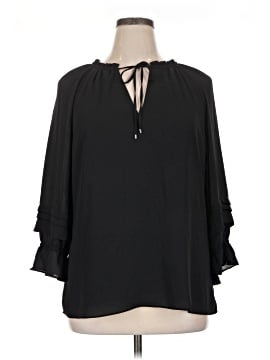White House Black Market 3/4 Sleeve Blouse (view 1)