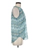 American Dream Teal Sleeveless Blouse Size M - photo 4