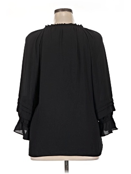 White House Black Market 3/4 Sleeve Blouse (view 2)