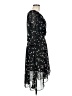 DKNY 100% Polyester Stars Black Cocktail Dress Size 8 (petite) - photo 4