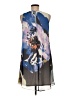 Just... Taylor 100% Polyester Graphic Blue Cocktail Dress Size 8 - photo 2