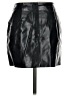 Express Black Faux Leather Skirt Size 1 - 2 - photo 2