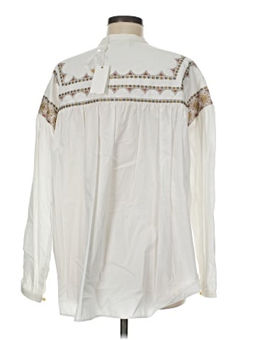 Tory Burch Long Sleeve Henley (view 2)