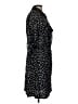 Maurices 100% Polyester Polka Dots Black Casual Dress Size L - photo 4