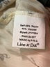 Line & Dot Tan Long Sleeve Blouse Size S - photo 8