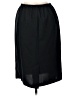 Unbranded Solid Black Formal Skirt Size 12 (petite) - photo 2