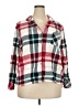 Soma Plaid Burgundy Long Sleeve Button-Down Shirt Size XXL - photo 1