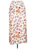 Walmart 100% Rayon Floral Ivory White Casual Skirt Size XXL - photo 2
