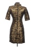 Alice + Olivia Animal Print Gold Cocktail Dress Size 4 - photo 2