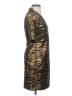 Alice + Olivia Animal Print Gold Cocktail Dress Size 4 - photo 4