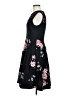 Unbranded Floral Black Cocktail Dress Size M - photo 5
