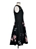 Unbranded Floral Black Cocktail Dress Size M - photo 4