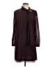 The Limited 100% Polyester Hearts Black Casual Dress Size 10 - photo 1