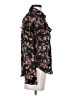 Tempted 100% Polyester Floral Black Long Sleeve Blouse Size S - photo 4