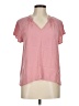 Old Navy 100% Viscose Pink Short Sleeve Blouse Size M - photo 1