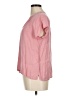 Old Navy 100% Viscose Pink Short Sleeve Blouse Size M - photo 5