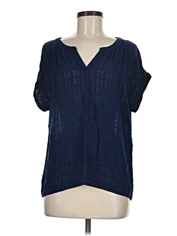 a.n.a. A New Approach Short Sleeve Blouse (view 1)