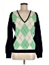J.Crew Factory Store Argyle Green Wool Pullover Sweater Size L - photo 1